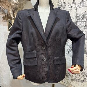 Robert Graham Iridescent Blazer with Double Pocket and Classic Lapel